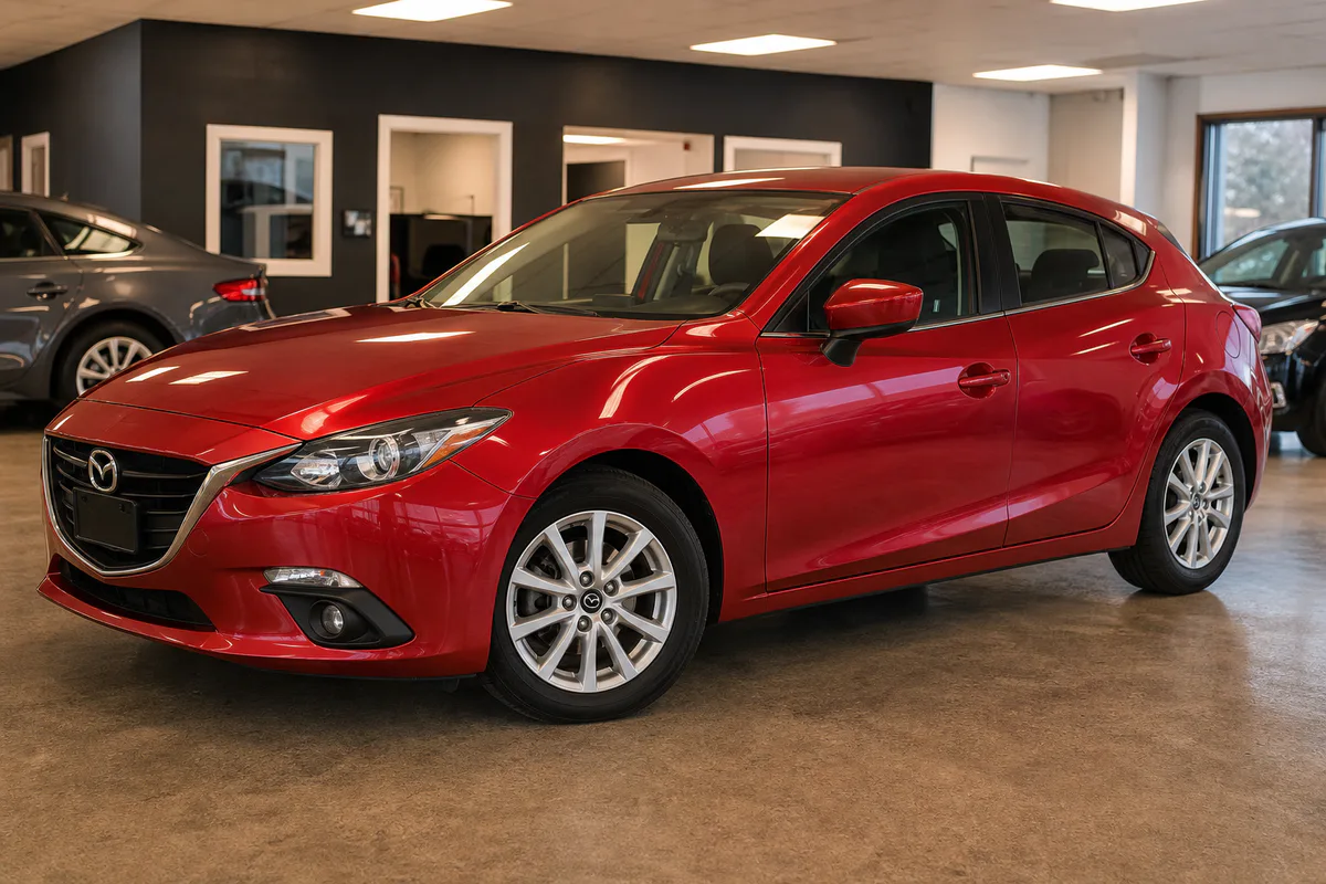 2014 Mazda MAZDA3, a used hatchback for sale at Cherrywood Auto in Wantagh, New York