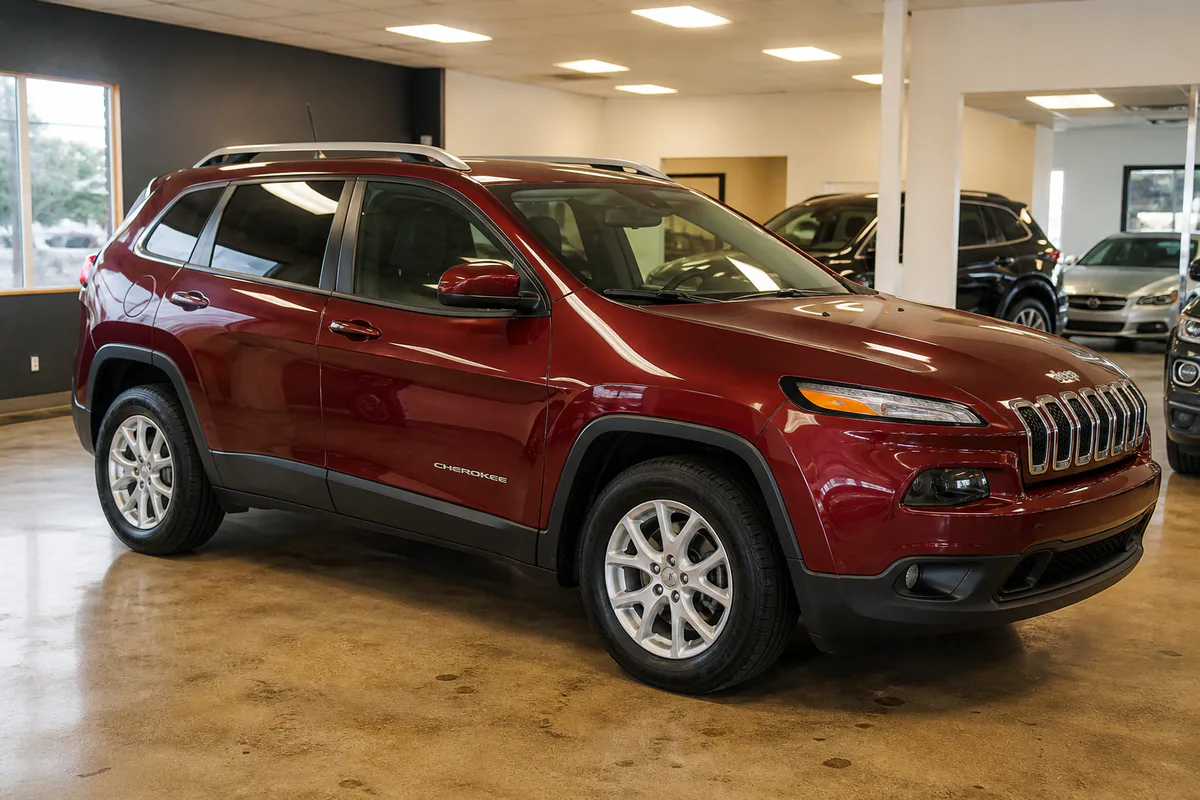 2016 Jeep Cherokee, a used suv for sale at Cherrywood Auto in Wantagh, New York