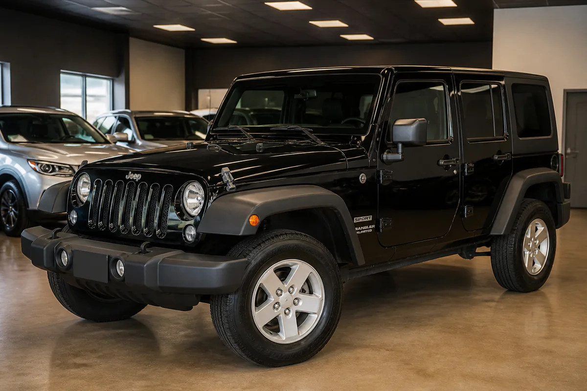 2016 Jeep Wrangler, a used suv for sale at Cherrywood Auto in Wantagh, New York