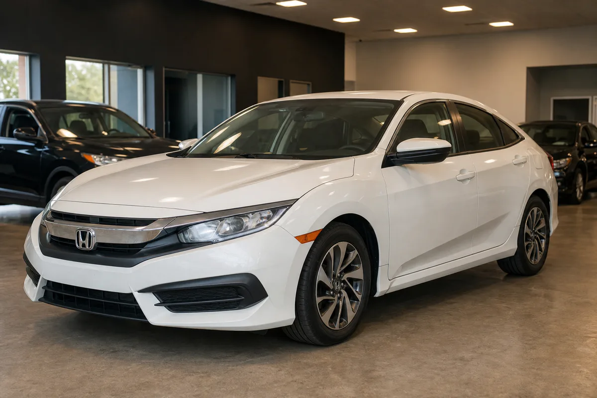 2017 Honda Civic, a used sedan for sale at Cherrywood Auto in Wantagh, New York